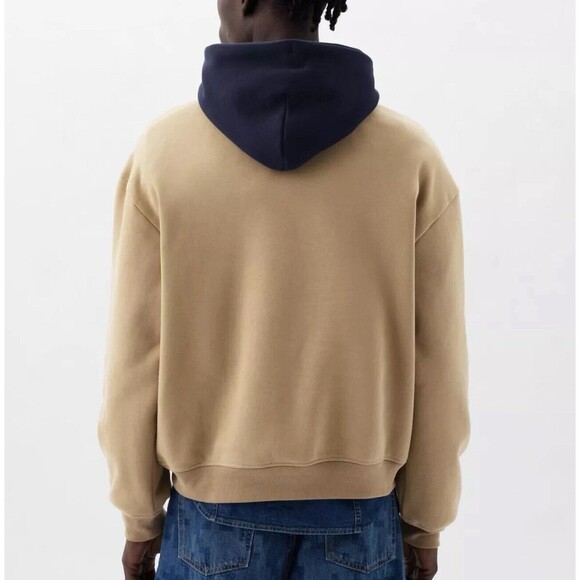 Size XL GAP x Dapper Dan DAP Logo Limited Edition Brown Hoodie Pullover NEW - Picture 2 of 3